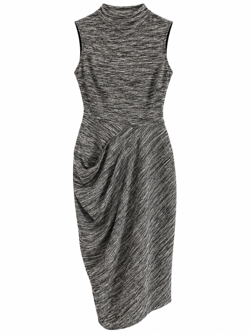 Karen Millen Sleeveless Marled Gray Dress